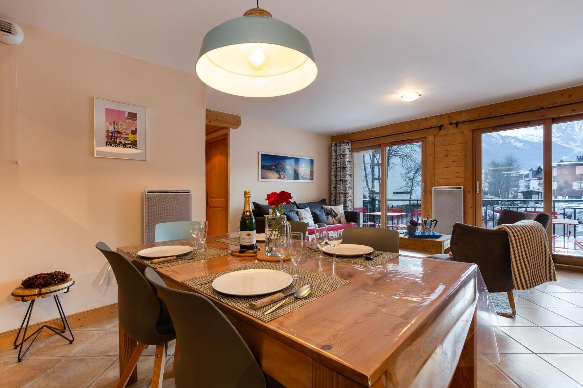 Appartement Belle Vue - Happy Rentals Chamonix Exteriér fotografie
